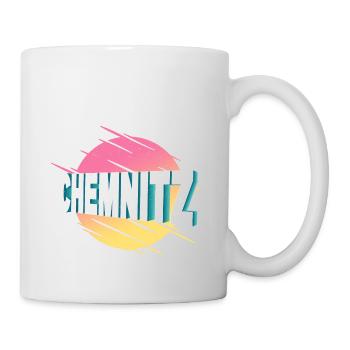Chemnitz Germany City Font Vintage Retro - Mug - white - Right