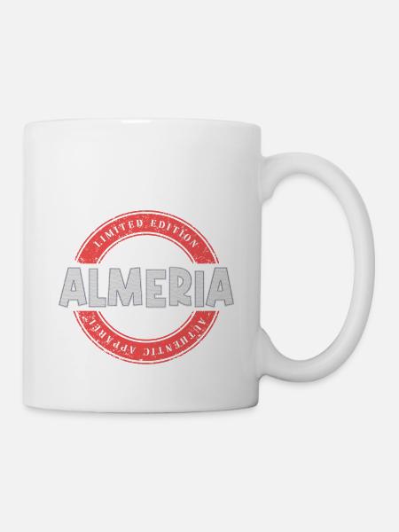 Almeria Espagne Ville Skyline Accueil Amour - Mug blanc - blanc