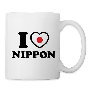 I HEART [LOVE] NIPPON - Mug - white - Right