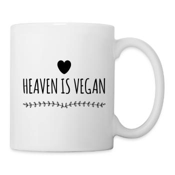 Heaven Is Vegan - Tasse - Weiß - Rechts