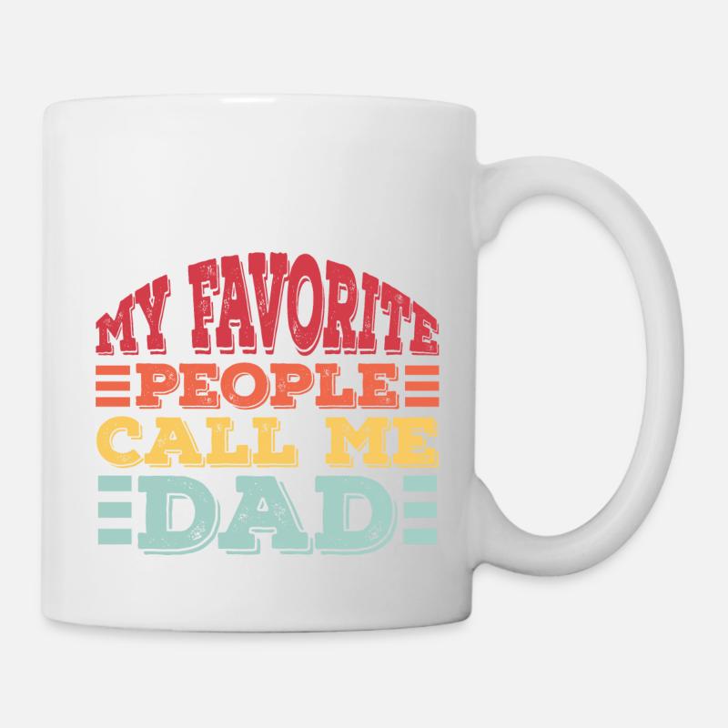 Mes gens préférés m’appellent papa - Mug blanc - blanc