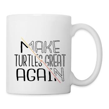 turtle doves tortoises humor awesome duck jokes - Mug - white - Right