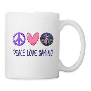 Peace Love Gaming - Mug - white - Right