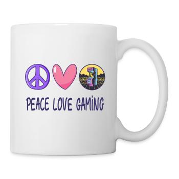 Peace Love Gaming - Mug - white - Right