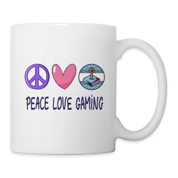 Peace Love Gaming - Mug - white - Right