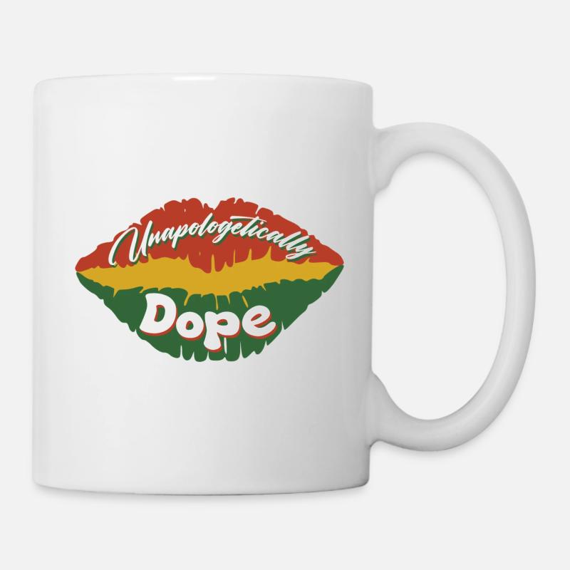 Juneteenth Cadeau de fierté de la Journée de l’histoire des Noirs - Mug blanc - blanc