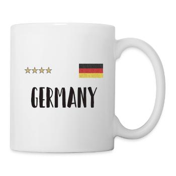 Germany Soccer Football Fan Shirt Flag - Mug - white - Right