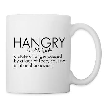 Hangry Definition 5 - Tasse - Weiß - Rechts