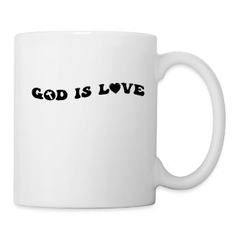 God is Love - Tasse - Weiß - Rechts