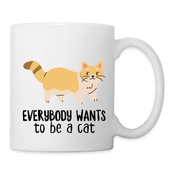 Everybody Wants To Be a Cat - Mug - white - Right