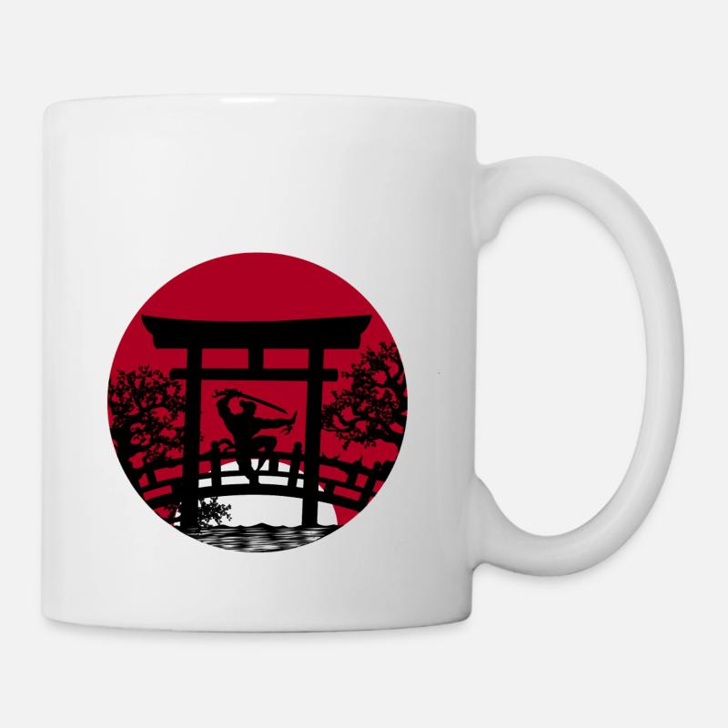 Samouraï du Japon - Mug blanc - blanc