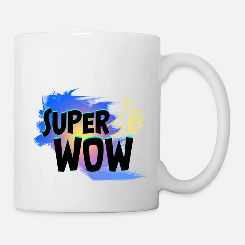 Super Wow - Mug - white