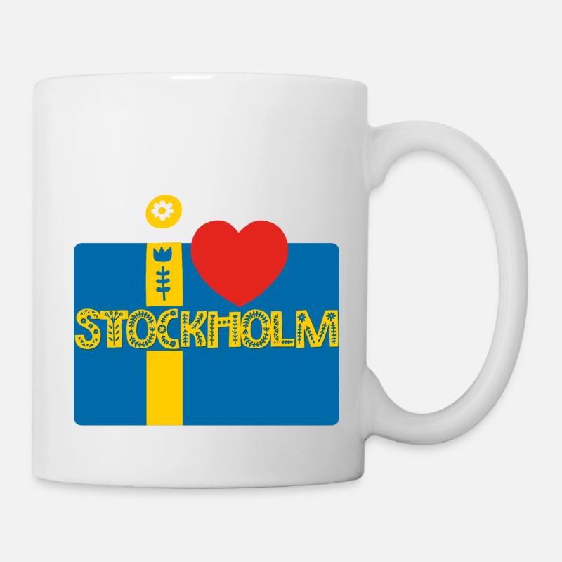 Stockholm - Mug blanc - blanc