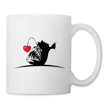 Frogfish with heart - Mug - white - Right
