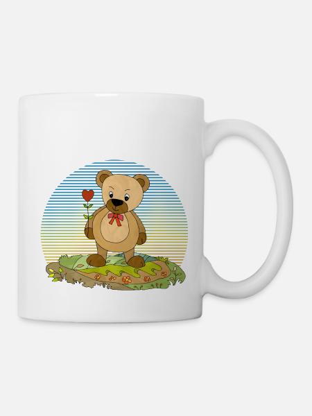 Teddybär - Tasse - Weiß