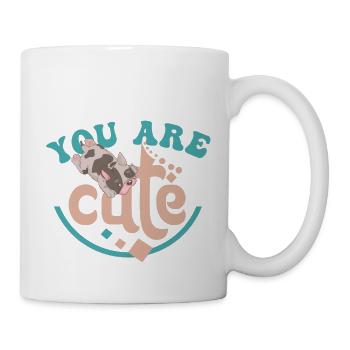 Chiens - Filles - Mug blanc - blanc - Droite