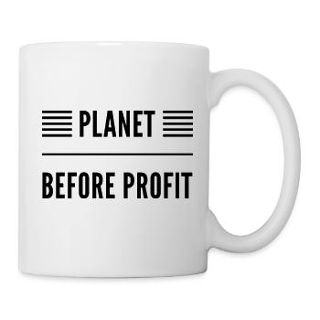 Planet Before Profit - Mug - white - Right
