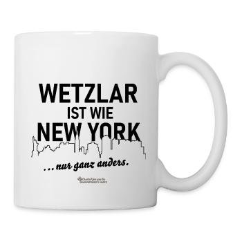 Wetzlar ist wie New York - Tasse - Weiß - Rechts