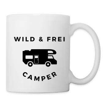 wild frei - wohnmobil - Tasse - Weiß - Rechts