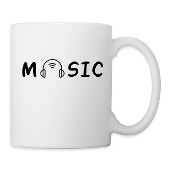 Music - Tasse - Weiß - Rechts