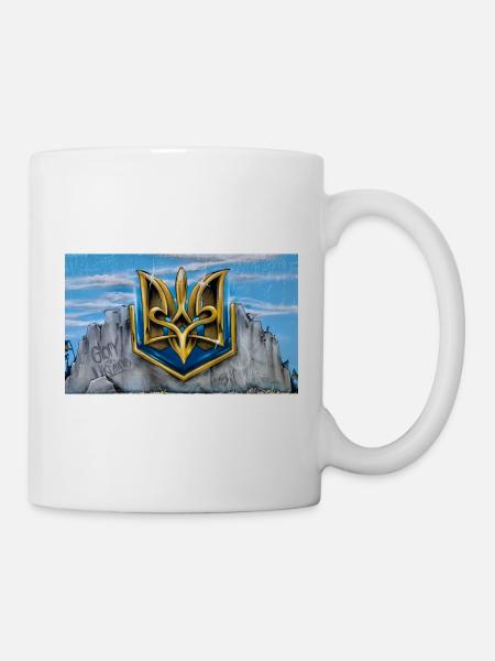 Glory To Ukraine - Tasse - Weiß