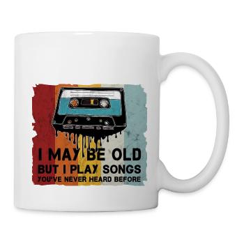 Retro Kassette Cooler Spruch - Tasse - Weiß - Rechts