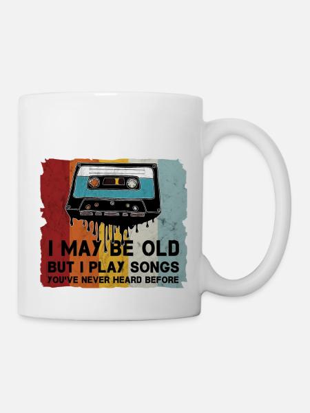 Retro Kassette Cooler Spruch - Tasse - Weiß