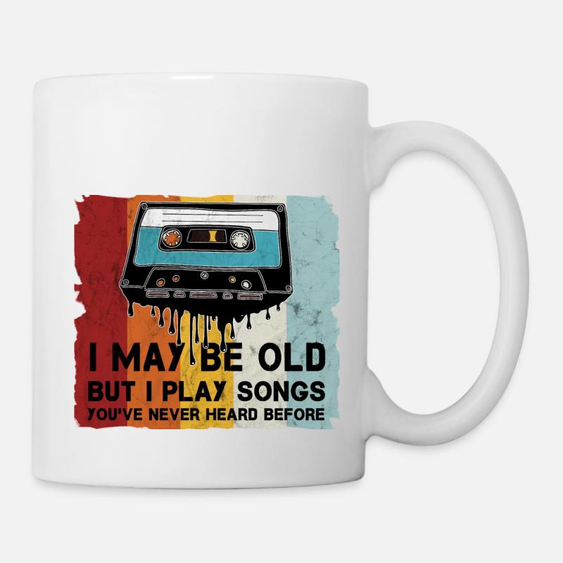 Retro Kassette Cooler Spruch - Tasse - Weiß