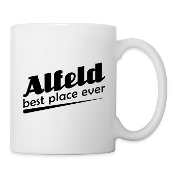 Alfeld - Stadt best place ever - Tasse - Weiß - Rechts