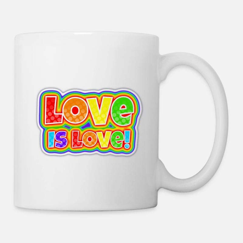 L’amour est amour - Mug blanc - blanc