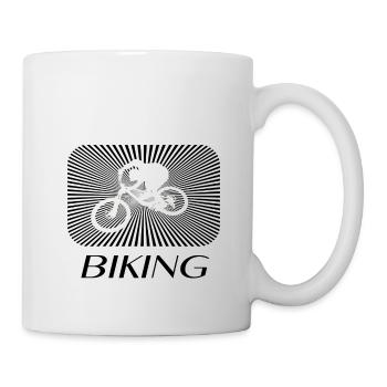 Biking - Tasse - Weiß - Rechts