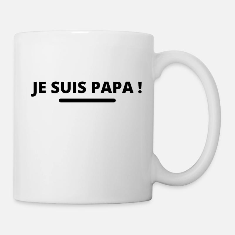 Je suis papa - Mug blanc - blanc