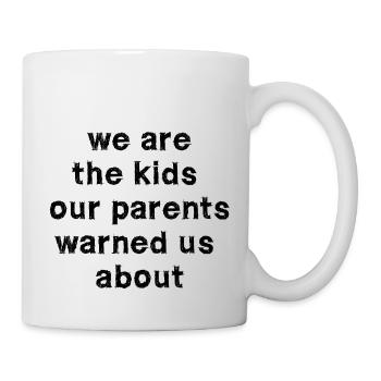 funny saying parents celebrate festival party - Mug - white - Right
