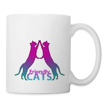 Friendly Cats - Mug - white - Right