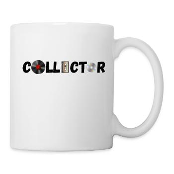 collector vinyl cd cassette records 2 - Mug - white - Right