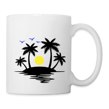 Insel Paradise - Tasse - Weiß - Rechts