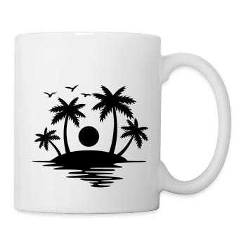 Insel Paradise - Tasse - Weiß - Rechts