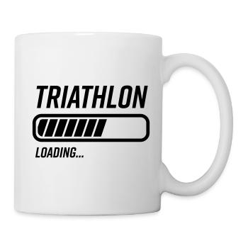 Triathlet Triathlon Sportler Geschenkidee - Tasse - Weiß - Rechts