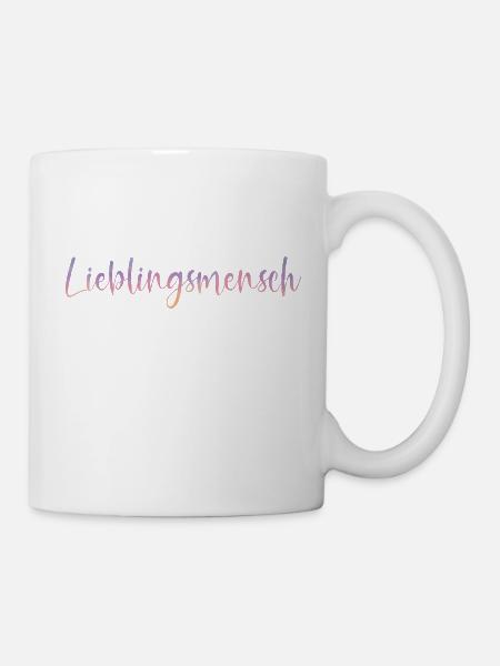 Lieblingsmensch - Tasse - Weiß