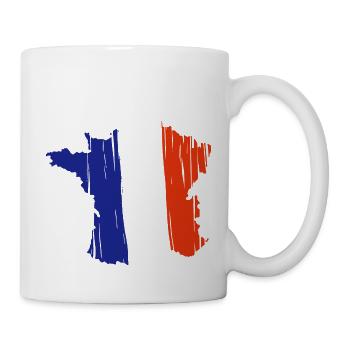 Frankreich - Tasse - Weiß - Rechts