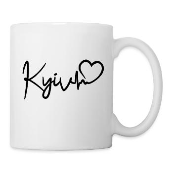 Kyiv Heartbeat Ukraine Kiev Love - Mug - white - Right