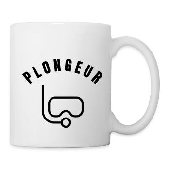 Collection Plongeur - Profession - Mug blanc - blanc - Droite