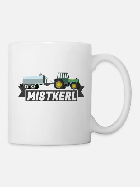 Landwirtschaft Souvenirs für Güllefahrer - Tasse - Weiß