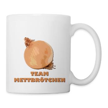 Team Mettbrötchen - Tasse - Weiß - Rechts