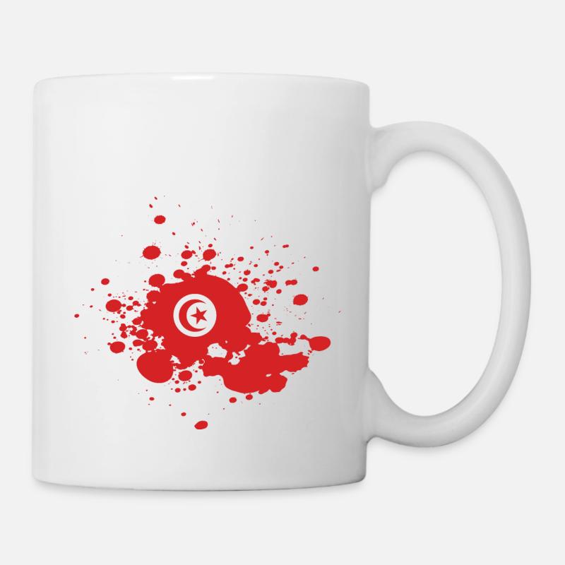 Tunisie - Mug blanc - blanc