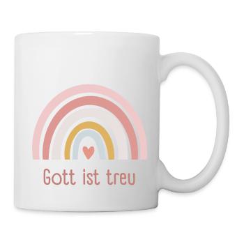 Gott ist treu - Tasse - Weiß - Rechts