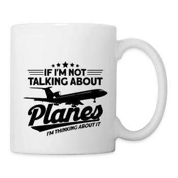 Flugzeug Pilot Flugzeuge Flugzeug Landung Geschenk - Tasse - Weiß - Rechts