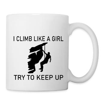 escalade - Mug blanc - blanc - Droite