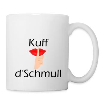 Kuff d'Schmull 1 - Mug blanc - blanc - Droite