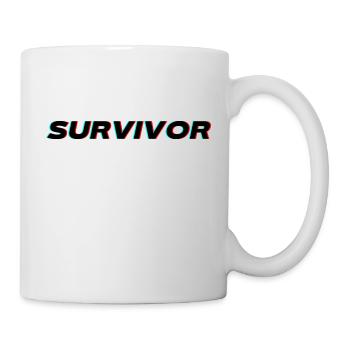 Survivor - Shirt for all strong people - Mug - white - Right